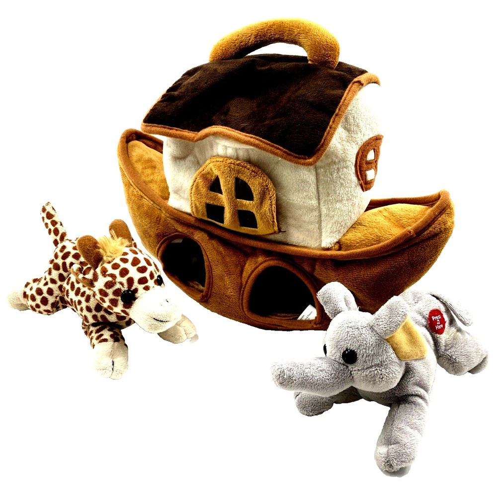 Noah's Ark Plush by Imagine Nation Books, Ltd. w/Giraffe‎ & Elephant